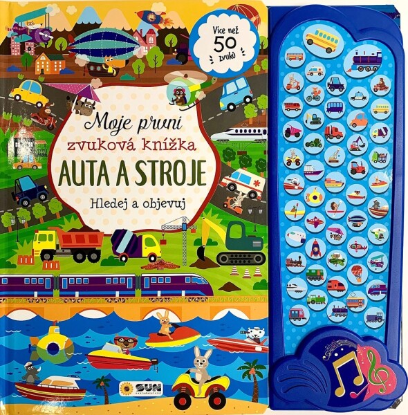 Moje první zvuková knížka Auta a stroje