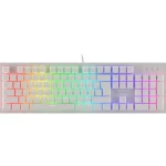 Genesis Thor 303 RGB Outemu Peach Silent bílá / herní mechanická klávesnice / USB (NKG-1879)
