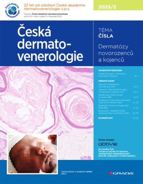 Česká dermatovenerologie 2025/2 - Jana Třešňák Hercogová