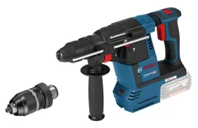 Bosch GBH 18V-26 F Professional / Aku vrtací kladivo / 18V / SDS-Plus / 4350 úderů-min / 2x 5,5 Ah / s odsáváním (061191000G)