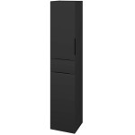 Dřevojas - Vysoká skříň s košem na prádlo DOS SVD2ZK 35 - N03 Graphite / Úchytka T07 / N03 Graphite / Levé 356125I