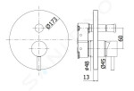 PAFFONI - Light Baterie pod omítku pro 2 spotřebiče, chrom LIGBOX015CR