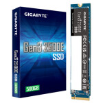 GIGABYTE Gen3 2500E 500GB / M.2 2280 Gen 3 / R: 2300 MBps / W: 1500 MBps / MTBF: 1.5mh / 3y (G325E500G)