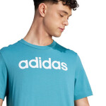 Tričko adidas Essentials Single Jersey Linear vyšitým logem IJ8655