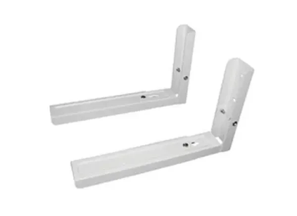 Schwaiger nástěnný držák pro mikrovlnné trouby bílá / Držák / nastavitelný sklon a výsuv / nosnost 35 kg (TVH6052012)
