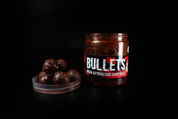 G.B.U. Dipované boilies BULLETS SQUID 77 200g - 24mm,G.B.U. Dipované boilies BULLETS SQUID 77 200g - 24mm