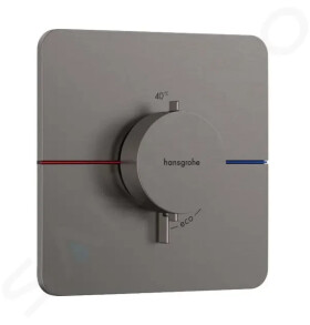HANSGROHE - ShowerSelect Comfort Termostatická baterie pod omítku, kartáčovaný černý chrom 15588340