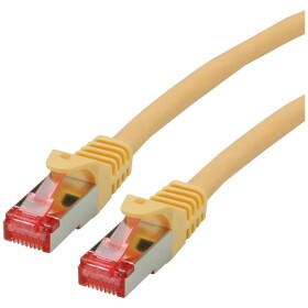 Roline 21.15.2622 RJ45 síťové kabely, propojovací kabely CAT 6 S/FTP 2.00 m žlutá dvoužilový stíněný, bez halogenů, samozhášecí 1 ks