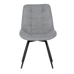 Jídelní židle, šedá, látka, HC-T1130 GREY2