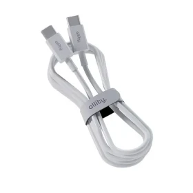 Allity AUC-03 Datový kabel USB-C/USB-C 2m 60W bílá (DATUSBC60WALL02WH)