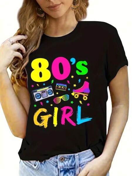 Ptakoviny.cz Tričko retro 80. léta girl Velikost: XXXL