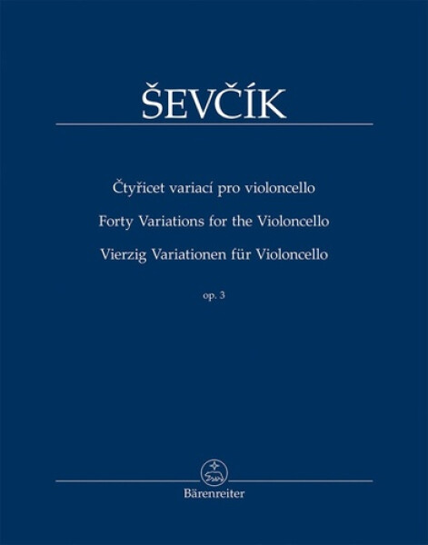 Čtyřicet variací pro violoncello op. 3 - Otakar Ševčík; Tomáš Jamník