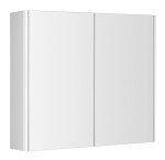 AQUALINE - DENEB galerka 80x70x18cm, bílá mat DN080