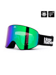 Horsefeathers EDMOND black/mirror green pánské brýle na snowboard