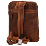 Stylový kožený batoh Green Wood Danter, camel