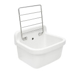VitrA závěsná výlevka bez mřížky 43x37x26,5 cm bílá 6109-003-0012 6109-003-0012