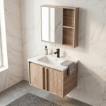 REA - Sada koupelnového nábytku s umyvadlem Gama T25023 QHM 60CM REA-M0203