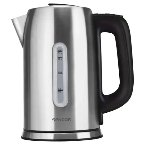 SENCOR SWK 1760BK stříbrná / Rychlovarná konvice / 2400W / 1.7L (8590669216550)