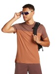 ICEBREAKER Mens Mer Cool-Lite Sphere III SS T Colour, Dusty Clay/Carob/Cb (vzorek) velikost: M