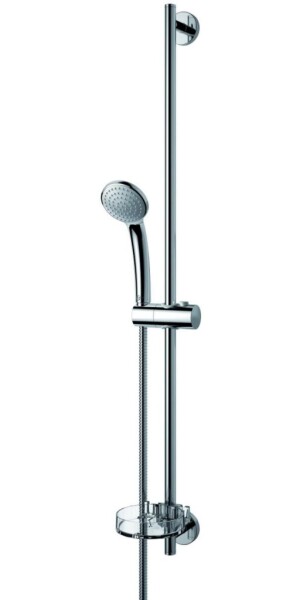 IDEAL STANDARD - Idealrain Set sprchové hlavice 80, 1 proud, tyče a hadice, chrom B9502AA