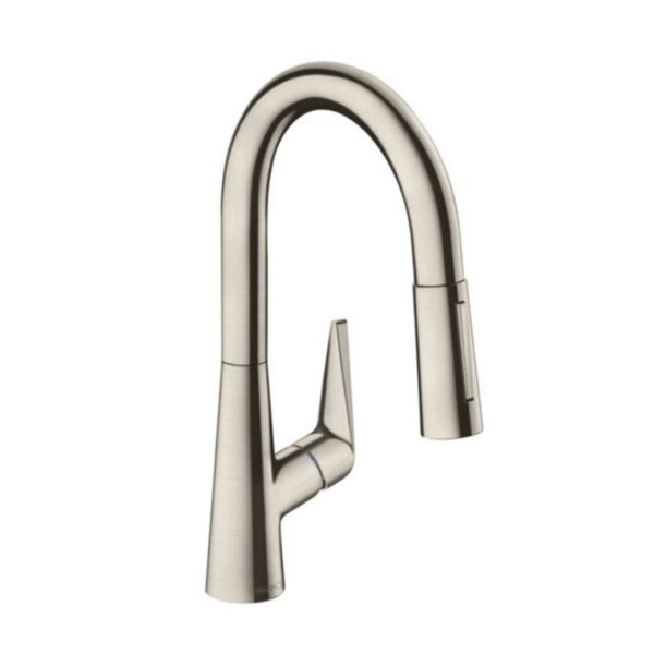 HANSGROHE - Talis M51 Dřezová baterie s výsuvnou sprškou, vzhled nerezu 72815800