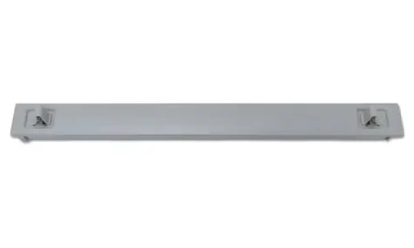 XtendLan 19" šedá / Záslepka / 1U / plast / zaklapávací (ZASLEPKA-1U-G-klip)