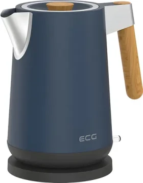 ECG RK 1768 Strix Timber Petrol / Rychlovarná konvice / 2200 W / 1,7 l / nerez a dřevo (100002076092)