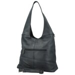 Trendy dámská koženková kabelka na rameno Marlen, tmavě modrá