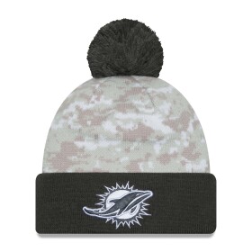 New Era Pánská zimní čepice Miami Dolphins NFL 2024 Salute to Service Sport