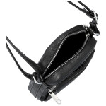 Trendy dámská koženková crossbody Denny, černá