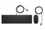 HP Pavilion 400 CZ černá / Drátový set klávesnice a myši / USB / CZ layout (4CE97AA)