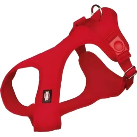 TRIXIE Soft postroj červená XXS-XS / Postroj pro psa / Nylon a síťovina / Obvod hrudi 25-35 cm