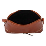 Kožená crossbody Ivon, koňaková