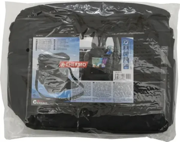 Compass Termotaška BLACK 5 l černá / Termotaška / Uchycení na opěrku hlavy / Objem 5 l / Nastavitelný popruh