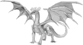 Metal Earth 3D puzzle Premium Series: Ocelový drak