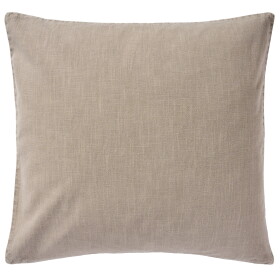 Ib Laursen Povlak na polštář Ramie Linen Coloured 60 × 60 cm, béžová barva, textil