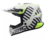 MX helma Xrc Jasper Youth 2.0 black/white/fluo - Yxl / bílá