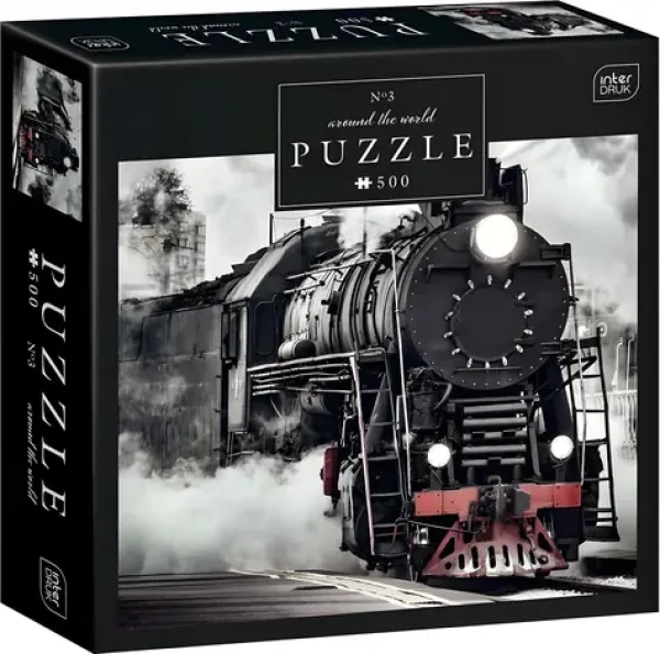 INTERDRUK Puzzle Around the World: Parní lokomotiva