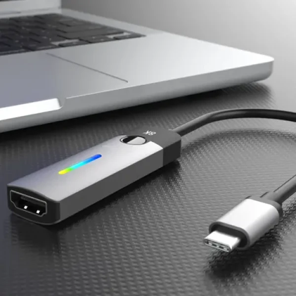 J5Create USB-C na HDMI 2.1 černá / Adaptér / 8K / 144Hz / 0,1 m (JCA157-N)