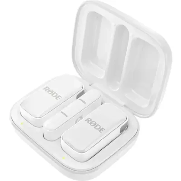 Rozbaleno - Rode Wireless Micro bílá / bezdrátový mikrofonní systém / 1 vysílač a 1 přijímač / lightning / rozbaleno (WIMICROLW.rozbaleno)