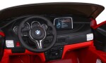 Mamido Elektrické autíčko BMW X6 M dvoumístné XXL lakované červené