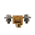 SAK Series, Feed-through terminal, Rated cross-section: 150 mm², Screw connection, Medium Yellow, Direct mounting SAKG 46 II 0170620000 středně žlutá