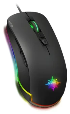 INCA IMG-327 černá / Herní myš / optická / 4800 DPI / 6 tlačítek / RGB / USB-A / 1,5 m (IMG-327)