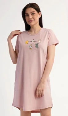 Dámské domácí šaty Vienetta Secret Koťata