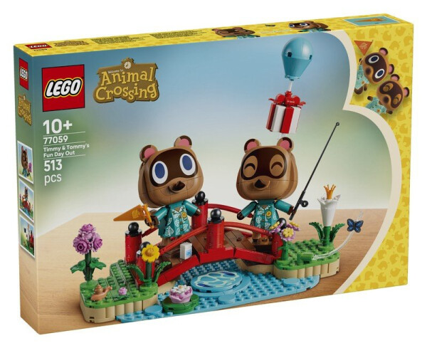 LEGO® Animal Crossing™ 77059 Timmy a Tommy a zábavný den venku