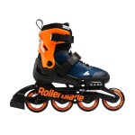 Kolečkové brusle Rollerblade MICROBLADE COMBO Midnight blue/Warm orange Velikost EUR: 36.5-40.5