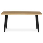 Jídelní stůl 160x90cm, mdf, divoký dub, HT-F4416 OAK