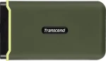 Transcend ESD380C 1TB zelená / Externí SSD disk / odolný / USB-C 3.2 / čtení: 2000MB/s / zápis: 2000MB/s (TS1TESD380C)