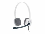 Logitech Stereo Headset H150 Coconut / sluchátka s mikrofonem (981000350)