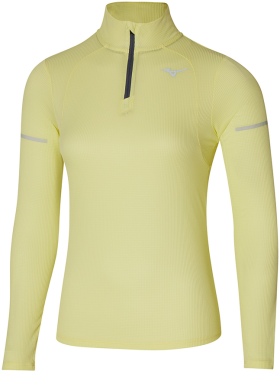 Běžecká mikina Mizuno Dryaeroflow LS HZ J2GAA70441 Velikost textilu: M